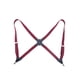 thumbnail image 2 of Qarigey Tirantes de poliéster para hombres y mujeres, de moda, coreanos, fáciles de combinar, universales, para adultos, tirantes traseros de Accesorios de disfraces Vino rojo, 2 of 6