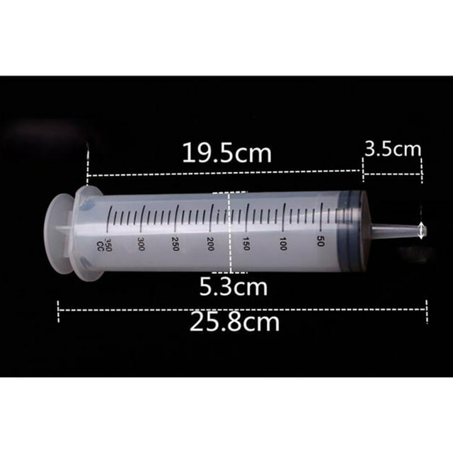 Seringue Multifonction Grande Capacité à Bouche Épaisse Fonction de Perfusion pour Nourrir Lavement Pompage d'Huile Distribution
