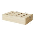 thumbnail image 1 of BELOVING Bird Forag Feeder Box Educational Wooden for Rabbit Chinchilla Dwarf Hamster 20.8x12.8x5cm, 1 of 9