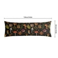 thumbnail image 6 of Boho Mushroom Body Pillow Cover - Soft & Breathable Fabric, Hidden Zipper, 20"x54", Vintage Mushroom Print - Perfect Gift for Side Sleepers, Cottagecore Decor & Pregnancy Support, 6 of 7