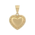 thumbnail image 1 of Dije Corazón Puntos Mediano Oro Sólido 10k, 1 of 3