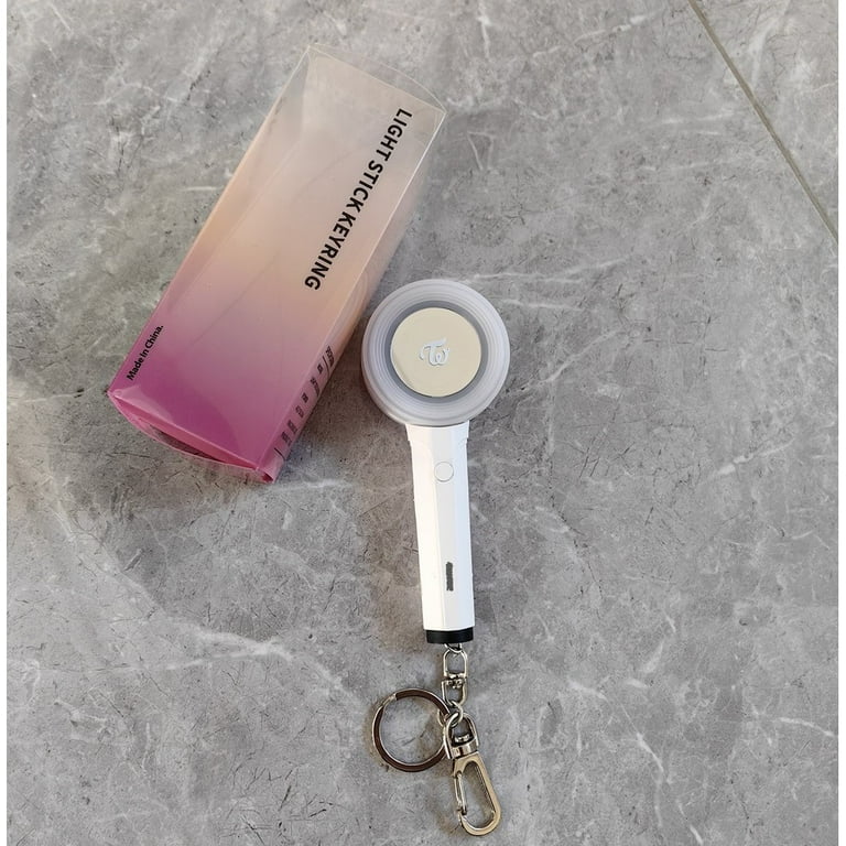 TWICE Kpop Idol Glow Stick Lightstick Keychain Keyring - Walmart.com