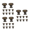 thumbnail image 4 of Hemoton 36 pcs  Retro Zinc Alloy Cabinet Knobs Single Hole Furniture Handles Accessory For Kitchen Cabinets Bedroom Dressers And More Home Decor Needs, 4 of 8