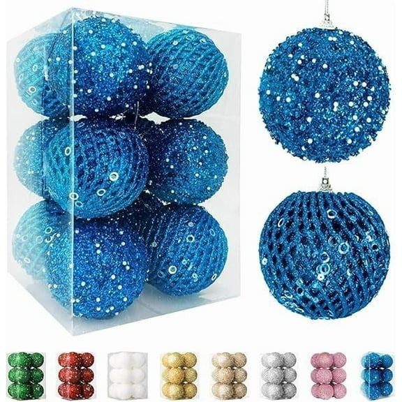 WE 12 pcs Christmas Tree Balls Xmas Decoration Ornaments Christmas Ball Ornaments