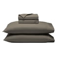 thumbnail image 2 of Superior Cotton Blend 600 Thread Count Embroidered Sheet Set, Twin, Grey, 2 of 6