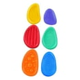 thumbnail image 3 of Juego de 6 piedras sensoriales con textura de piedra para la preocupación, juguete sensorial para niños de 2, 3, 4 y 5 años, regalo de cumpleaños, 3 of 8