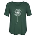 thumbnail image 4 of Pompotops Femmes Mode Décontractée Chemises Imprimées Manches Courtes T-Shirt Ample Hauts Blouse, 4 of 4