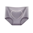 thumbnail image 3 of Bigersell High Waisted Underwear Clearance Women’S Underwear Briefs Panty Style P-1381 Polyester Cheeky Panties Ladies Underwear Thong Briefs High Waist Women's Panties Purple XXL, 3 of 5