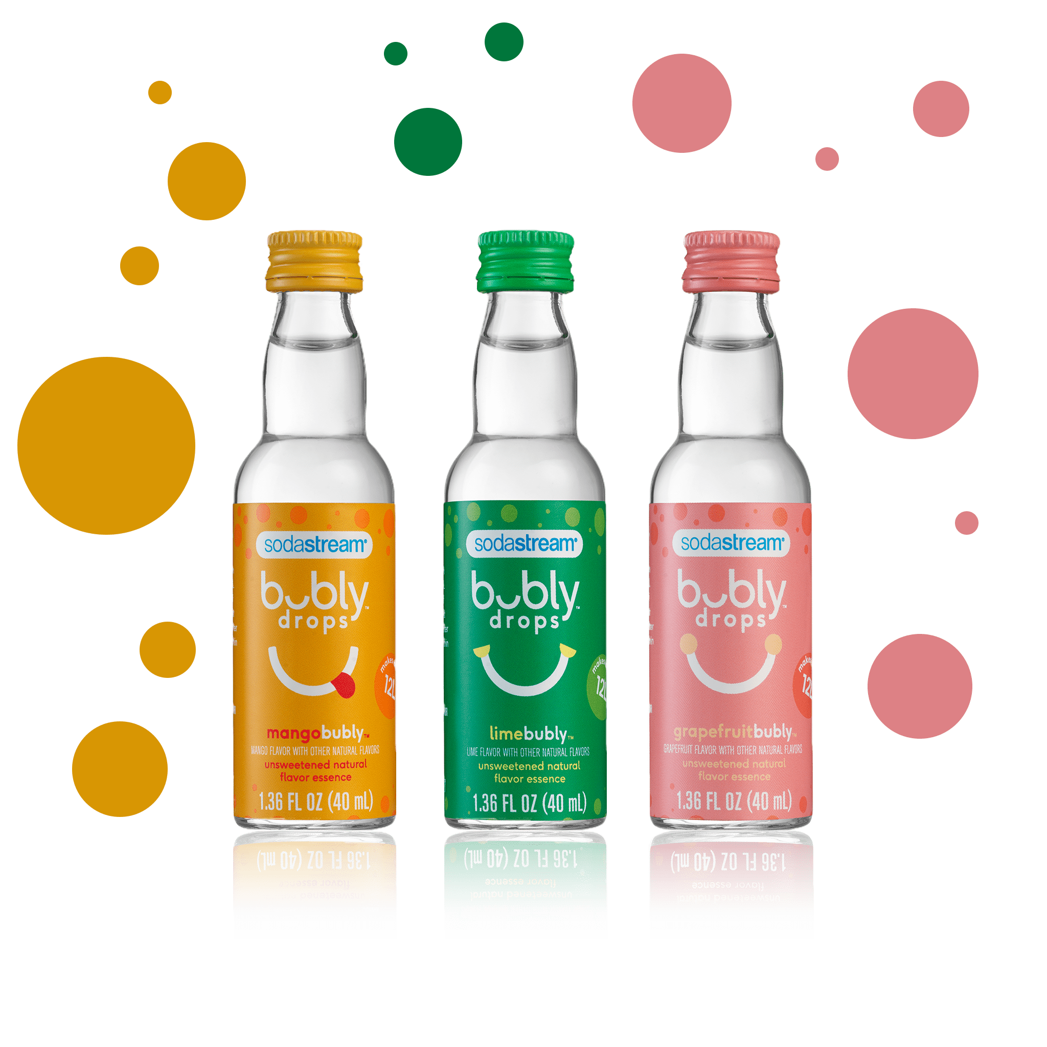 SodaStream Bubly Drop Powdered Soft Drink Mixes Caffeine-Free