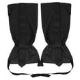 thumbnail image 5 of Raindrops 1 Pair Black Leg Gaiters for Hiking and Snow Activities Waterproof, 5 of 8
