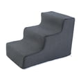 thumbnail image 4 of Fzaqwen Cat Ramp Dog Stairs Ladder Lightweight Puppy Stairs Soft and Comfortable Machine L 3 Step Dark Grey, 4 of 9