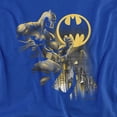 thumbnail image 2 of Batman Bat Signal Women's T Shirt, Royal, Large, 2 of 6