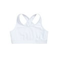 thumbnail image 3 of renvena Kids Girls Active Gym Fitness Sportswear Yoga Bra Top Criss Cross Back Dancewear Size 4-16 White 10, 3 of 7