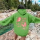 thumbnail image 5 of Sudadera con capucha Gotyou Pink Palm Puff mujer Verde L, 5 of 5