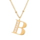 thumbnail image 2 of Juego Joyería Mujer, Collar Aretes Inicial Letras LuckyLy, Acero Inoxidable Baño de Oro 18k dorado UNITALLA, 2 of 6