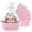 Pink, variant on 10-Pack Black Cotton Rope Woven Storage Baskets - Empty Decorative Gift Baskets for Baby Shower, Valentine's Day, Easter & Graduation