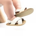 thumbnail image 6 of Infant Baby Girls Boys Sandals Summer Toddler Slipper Soft Sole PU Leather Newborn First Walker Crib Shoes, 6 of 10