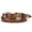Brown, variant on Punplita Women's Belt with Round Gold Buckle Black Belt