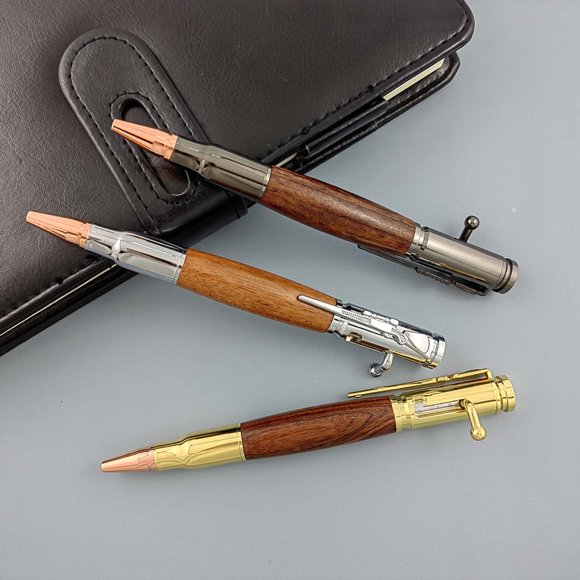 Rkstn The Pen Wooden Ballpoint Pen Pressure Reducing Pen Funny Gift 1ml