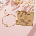 thumbnail image 3 of APSVO Catholic Baptism Gifts for Kids Girls Women Teen Daughter Granddaughter Gold Rosary Beads Virgin Mary Cross Charm Bracelet Stuff Accessories Christian Religious Jewelry Gifts for Girls Age, 3 of 6