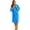 Aqua, variant on Terry Cotton Hooded Unisex Teenagers and Petites Bathrobe - Red, Xlarge