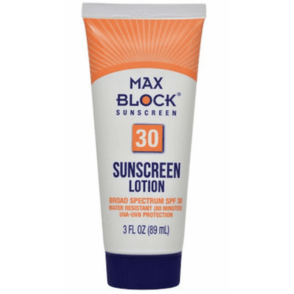 Max Block 30 SPF Sunscreen Lotion, Broad spectrum Water Resistant (80