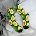 thumbnail image 5 of Vsdgher Avocado Crew Socks for Men & Women, Breathable Casual Athletic Ankle Socks, 5 of 6