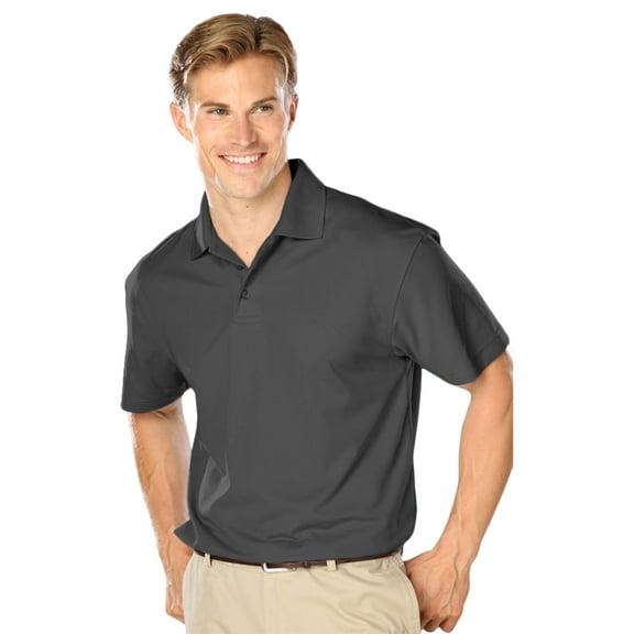 BlueGeneration Mens Wicking Solid Snag Resist Polo - Graphite 4 Extra Large Solid