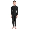 thumbnail image 3 of Leotardos de Ballet para niñas, leotardos de gimnasia, Ropa de baile para niños, mono de ejercicio de clase de baile con cremallera de manga larga y cuerpo completo, 3 of 4