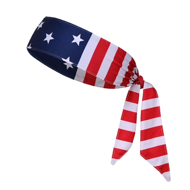 WIFKLSIIPG & Stunning Flag Polyester Bandana for Outdoor Fashion & Patriotic Events