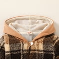 thumbnail image 4 of Younger Tree Toddler Baby Boys Girls Hoodie Sweatshirt Clothes Set Kids Winter Long Sleeve Plaid Sweatsuit Outfits for 6-12 Months, 4 of 8