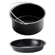 thumbnail image 1 of Accesorios para freidora de aire Molde para pasteles Utensilios para hornear Bandeja para hornear Molde para pasteles recubierto Molde para pizza 7 pulgadas, 1 of 9