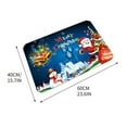 thumbnail image 2 of Dmlowu Welcome Christmas Doormat - Non Slip Christmas Outdoor Rug for Christmas Decorations, Quicker Dry Christmas Front Door Mat for Indoor Outdoor Decor, 16x24" Merry Christmas Bathroom Rugs, 2 of 4