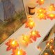 thumbnail image 1 of Uuiauoio Fall Decor Maple Leaves String Light, Thanksgiving Decorations Fall Seasonal Lights Battery Powered Lighted Garland for Holiday Party Indoor Outdoor Halloween Thanksgiving Decor, 1 of 6