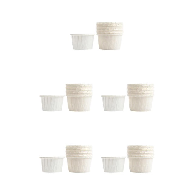 Toystoory 50 piezas de fundas para magdalenas de papel resistente, revestimientos para magdalenas, bandeja decorativa, cocina, hogar, boda, Type2 NO2