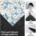 thumbnail image 3 of Lightblue Daisy Flower Green Stems Pattern Kitchen Rugs Sets Of 3,Kitchen Runner Rugs Non Skid Washable,Decorative Kitchen Floor Mats for Kitchen,Sink,Laundry,17"x30"+ 17"x47" + 17"x59", 3 of 6