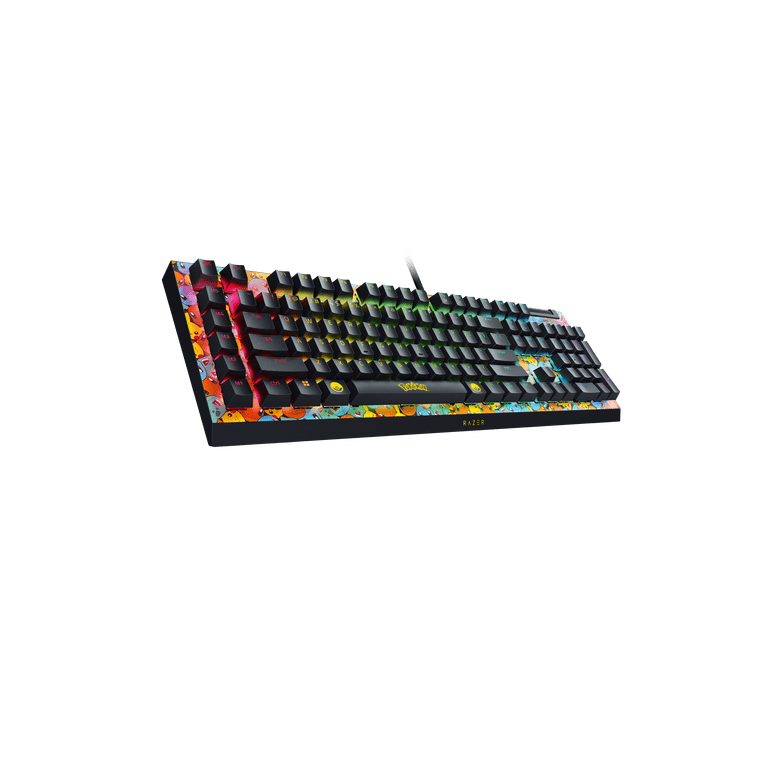 海外限定 Razer Blackwidow v４ポケモン ピカチュウVer Razer BlackWidow V4 X Wired Mechanical Gaming Keyboard (Green