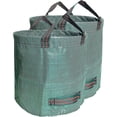 thumbnail image 1 of 2x Bolsas para residuos de jardín, 272l Bolsas para residuos de jardín autoportantes, Bolsas para hojas, Contenedores para residuos de jardín, Bolsas para residuos verdes de tejido resistente de, 1 of 5
