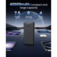 thumbnail image 3 of Power Bank RONEGN de 40000 mAh, carga rápida USB-C de 22,5 W, 3 of 7
