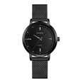 thumbnail image 1 of Reloj pulsera Skmei 1528 con correa de acero inoxidable color negro, 1 of 5