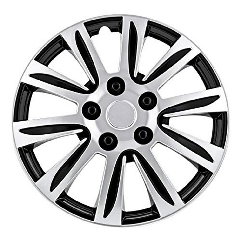 Pilot Automotive 14" Premier Wheel Covers Universal Hubcaps Silver