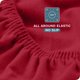thumbnail image 5 of Sábana Ajustable Bare Home Franela 100 % Algodón Doble Cepillado Tamaño King Rojo, 5 of 6