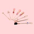 thumbnail image 5 of LinenLoon Makeup Brush Set w\\/ Pouch - Rose Gold Cosmetic Brushes With Sailormoon Gems (MJ155)。, 5 of 5
