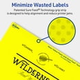 thumbnail image 5 of Avery Printable Rectangle Labels, Neon Yellow, 5" x 6", 80ct, 5 of 11