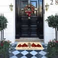 thumbnail image 4 of Christmas Trees Door Mat Seasonal Winter Happy Holiday Farmhouse Red Tree Doormat Kitchen Low-Profile Floor Rug Switch Mat for Home Decor Indoor Outdoor 29 x 17 Inch, 4 of 6