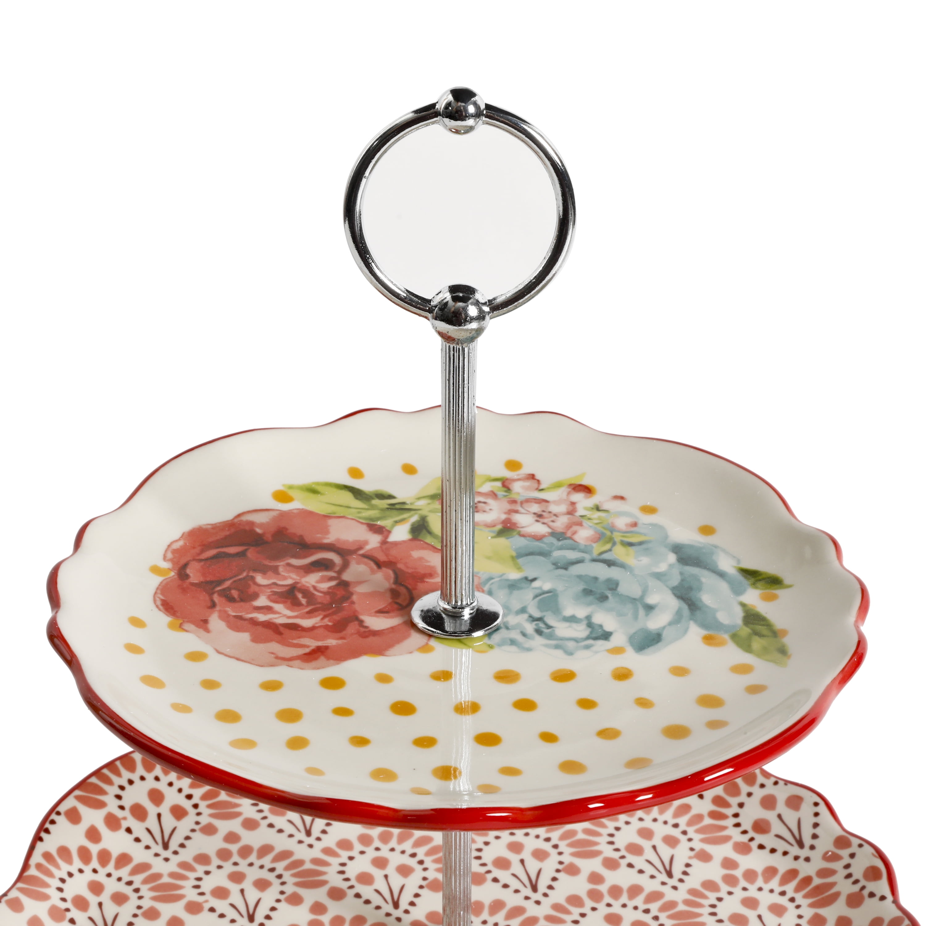 The Pioneer Woman Blossom Jubilee 3Tier Serving Tray