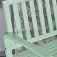 thumbnail image 2 of Noble House Carrie Acacia Wood Bench, Light Mint Finish, 2 of 7