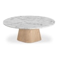 thumbnail image 3 of Moe's Home Collection Evelyn Coffee Table Ashen Grey Matrix Stone Coffee Tables, 3 of 6