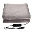 thumbnail image 1 of FlyFlise 12v Car With Timed Temperature Control Heating Blanket Gray Flannel 145*100cm Large, 1 of 5