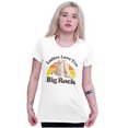 thumbnail image 4 of Wyoming Ladies Love Big Rock Funny WY Womens Slim Fit Graphic Tee Brisco Brands M, 4 of 5